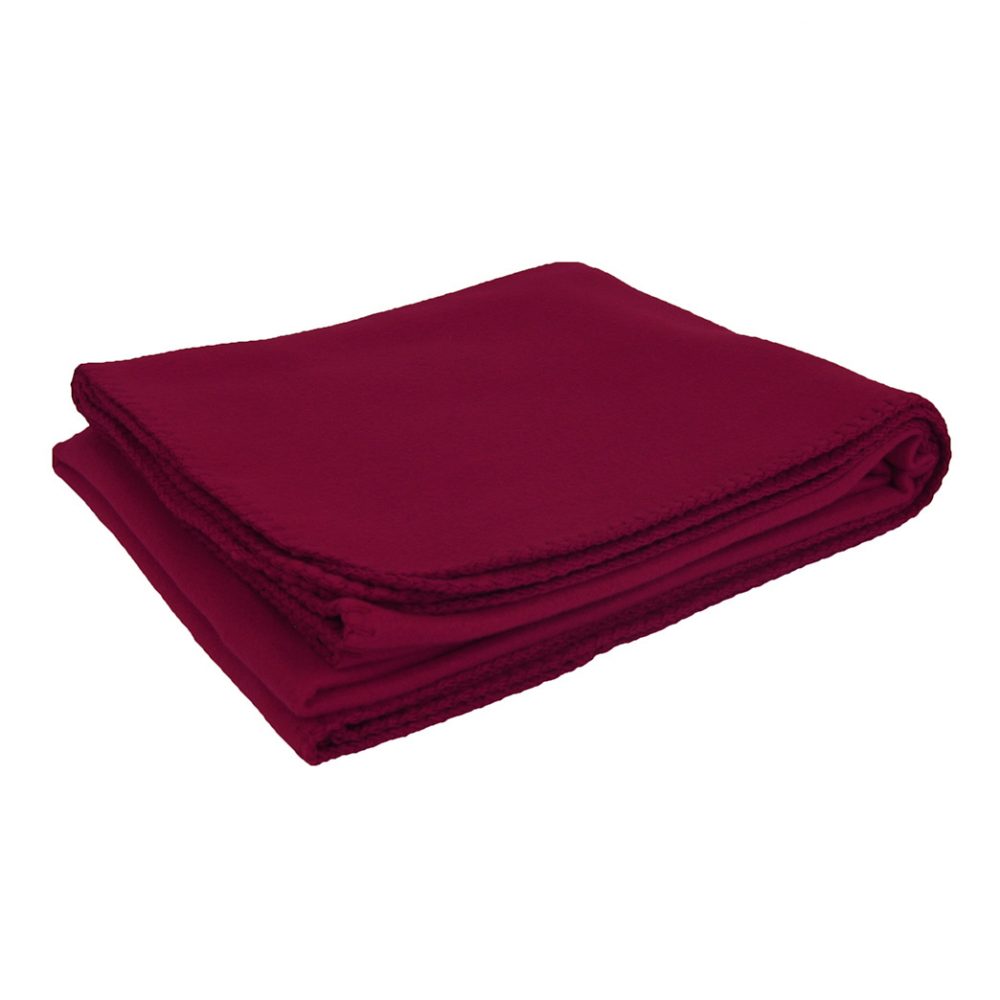 economyburgundy Fleece Blankets NorthEast Fleece Co