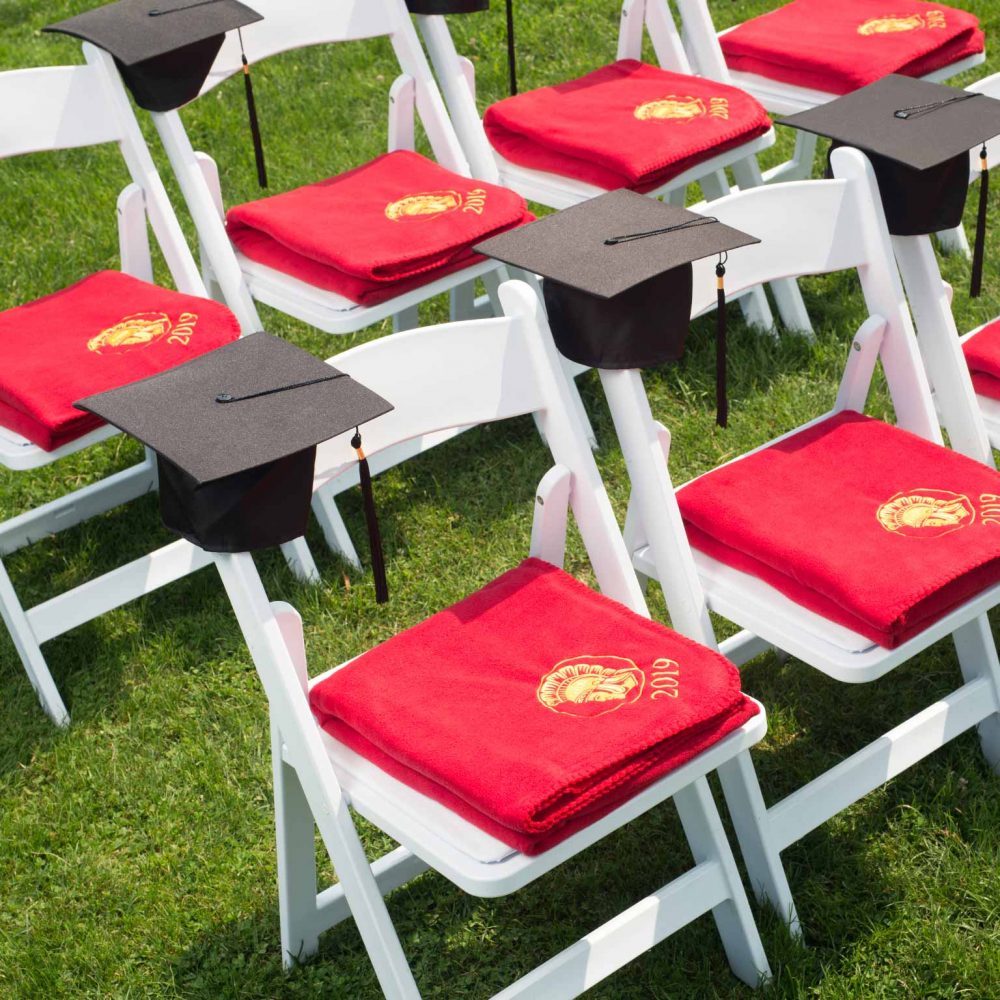 Deluxe Fleece Throw with Embroidery: Schools and Graduation