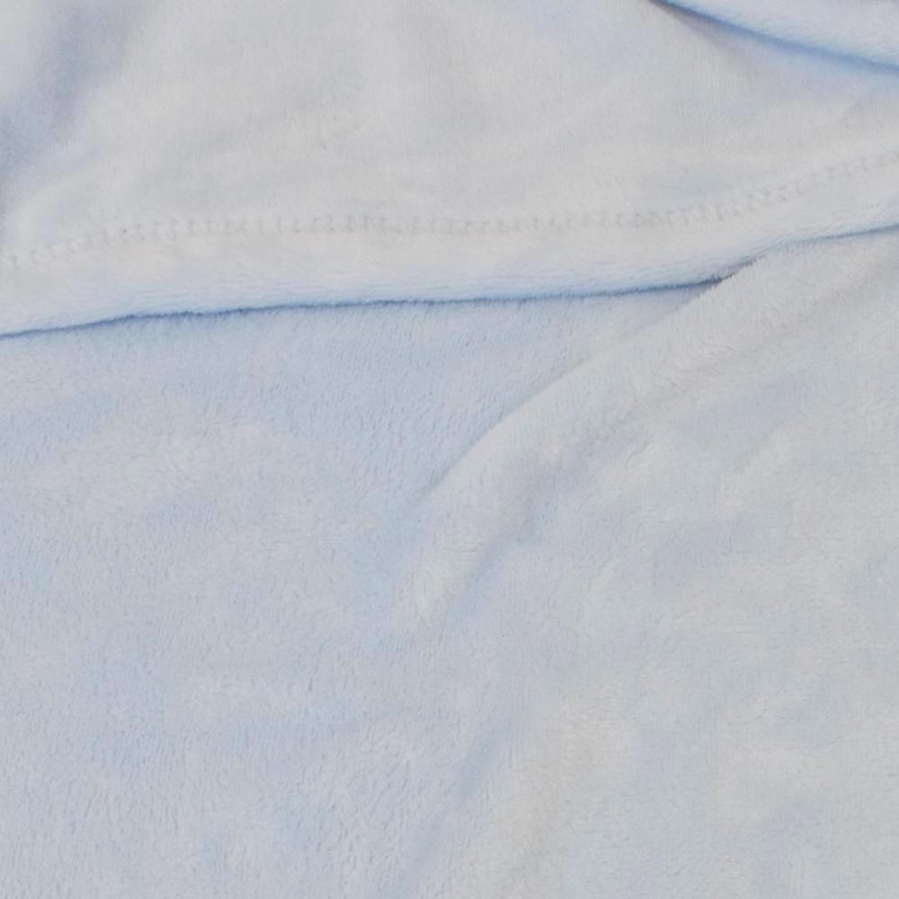 Mink Touch Fleece Baby Blanket: Blue