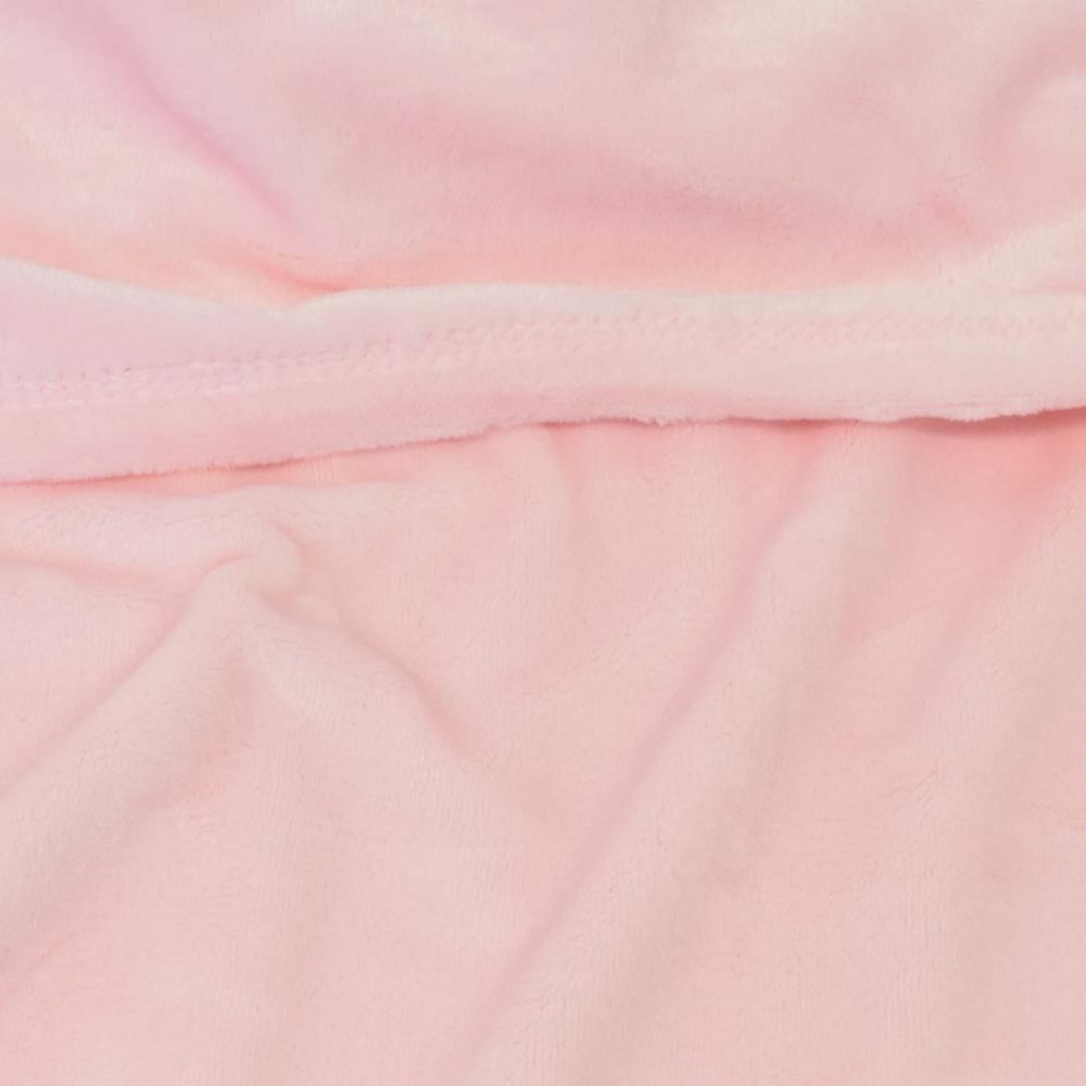 Mink Touch Fleece Baby Blanket: Pink