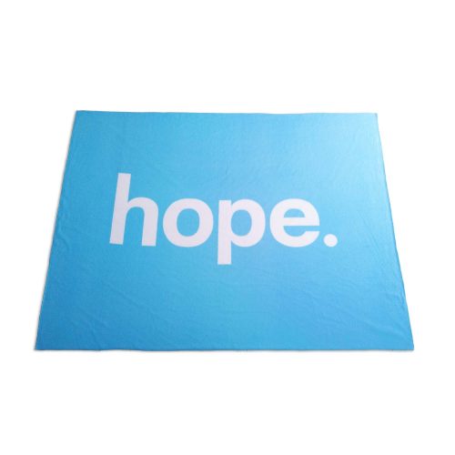 Hope and Faith Relief Cot Blankets Fleece Blankets NorthEast Fleece Co