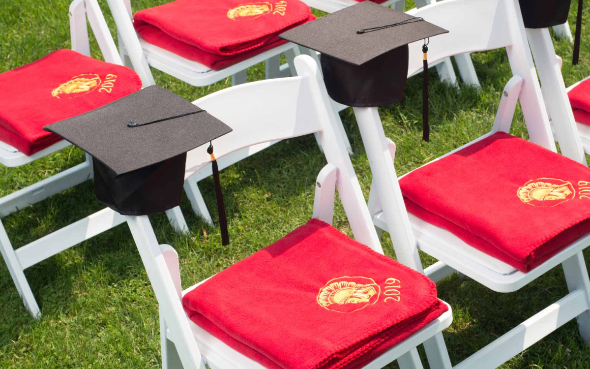 Deluxe Fleece Throw with Embroidery: Schools and Graduation