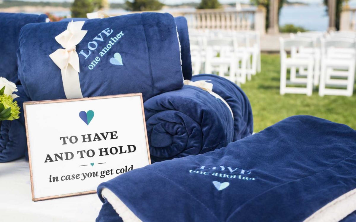 Beautiful wedding blankets for every budget