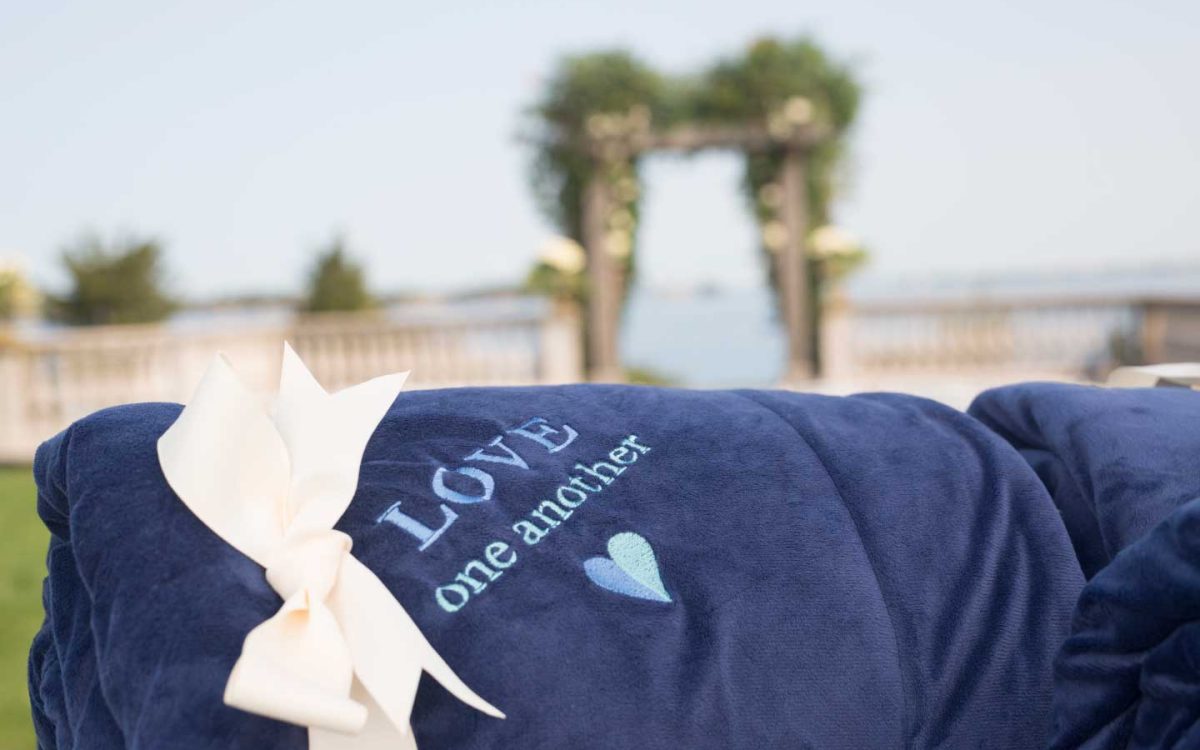 Make your big day a memorable one with our personalized fleece blankets.